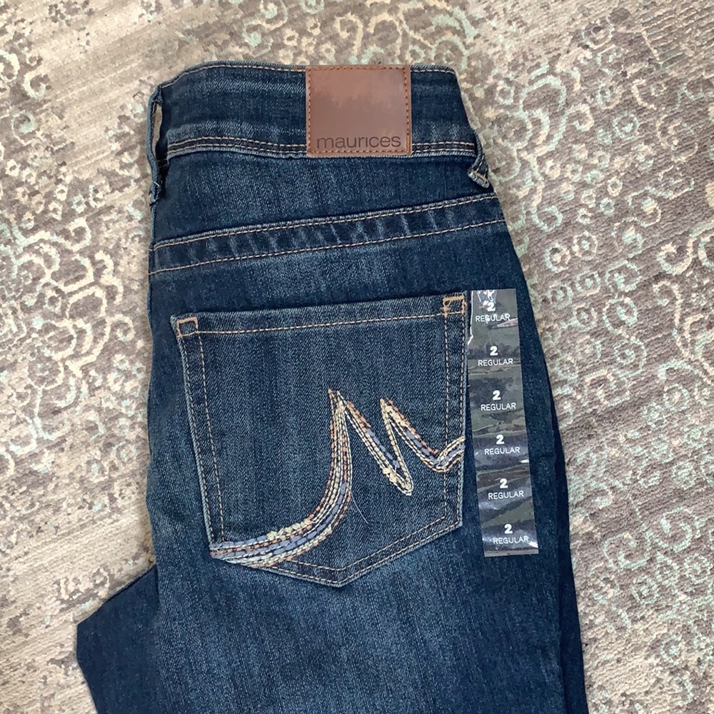 NWT maurices bootcut jeans size 2